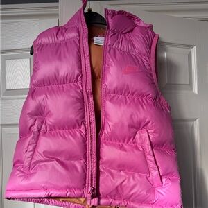 Nike Vibrant Pink Puffer Vest